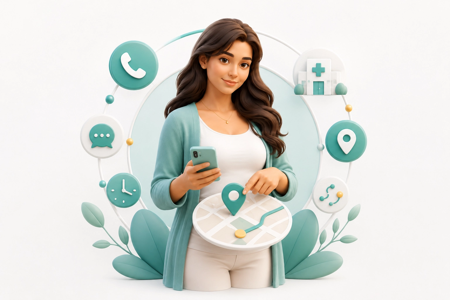 Ubicación y contacto de Clínica Moderna Quito